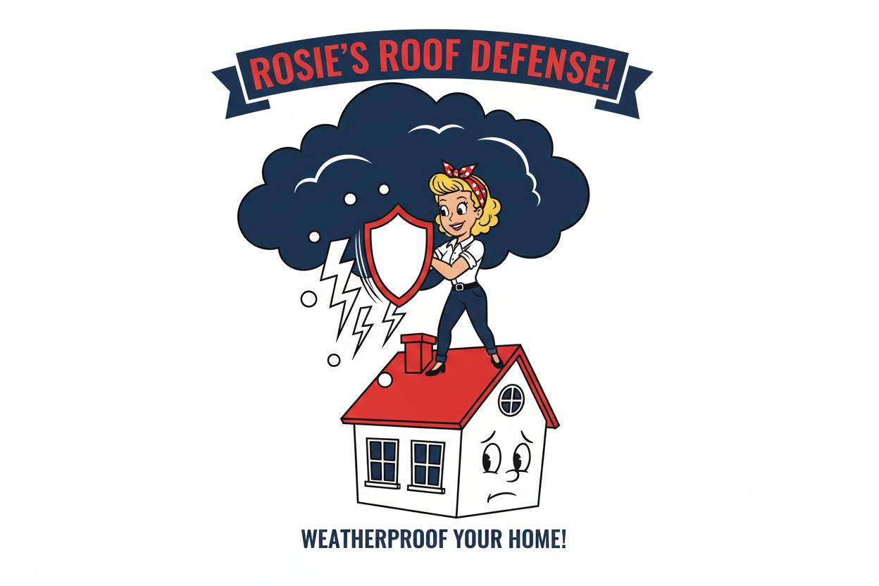 Storm damage roof repair in Huntsville